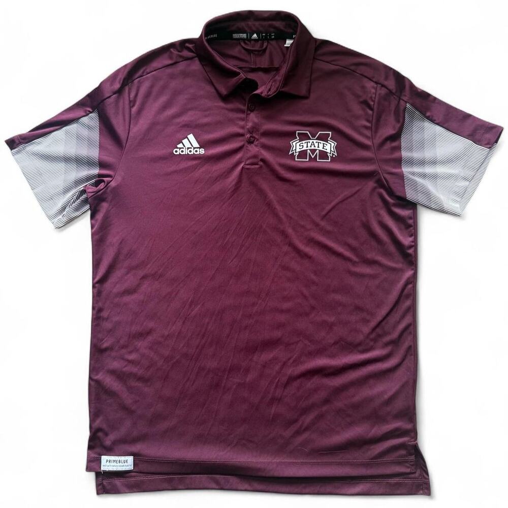ADIDAS Mississippi State Bulldogs Primeblue Polo